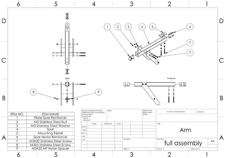 tethered-quadcopter-arm